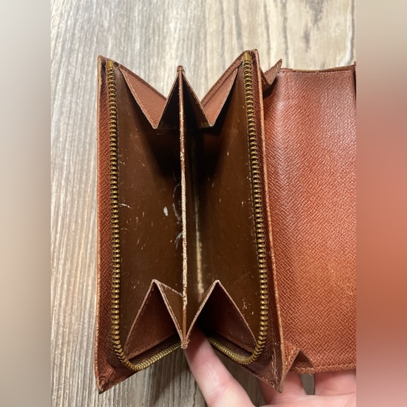 Vintage Louis Vuitton LV Monogram Signature Canvas Porte Monnaie Tresor Wallet - Picture 13 of 16